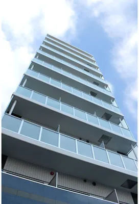 XEBEC Sugamo - Exterior - ["Composite material", "Brutalist architecture", "High-rise building"]