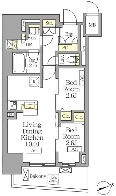 Terrace Kitasenju - Floor Plan - ["Floor plan"]