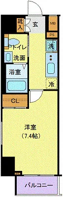 Genovia Meguro Minami Green Vale - Floor Plan - []