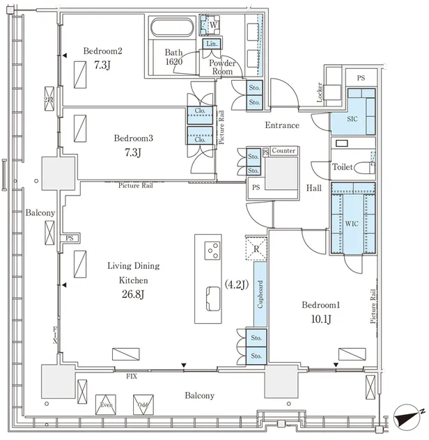 Royal Parks Shinagawa - Floor Plan - ["Plan", "Diagram", "Map"]