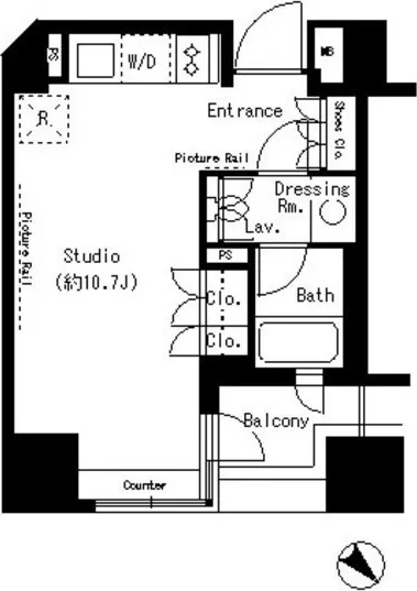 Park Axis Tameike-Sanno - Floor Plan - ["Rectangle", "Schematic", "Slope"]