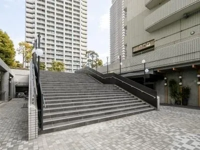 River City 21 East Towers 7 - Exterior - ["Architecture", "Stairs", "High-rise building"]
