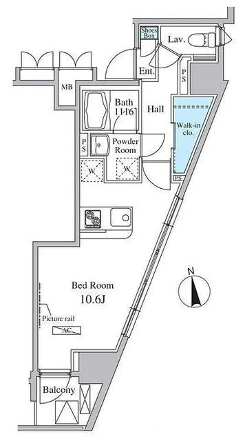 SK-ONE Ichigaya - Floor Plan - ["Line", "Font", "Parallel"]