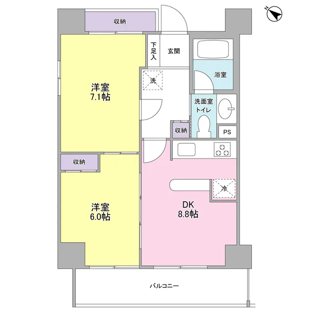 Prospect Nishi Sugamo - Floor Plan - ["Schematic", "Map", "Rectangle"]