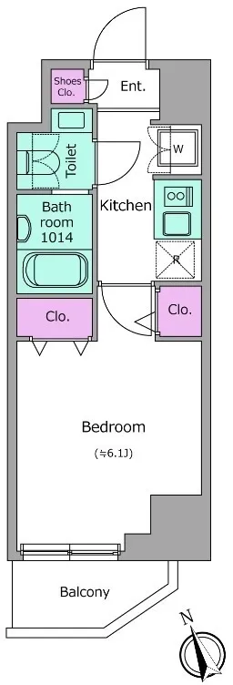 Residia Minami Shinagawa Place - Floor Plan - []
