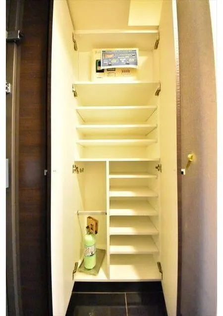 Harmony Residence Ikebukuro - Interior - ["Wood", "Shelving", "Wood stain"]
