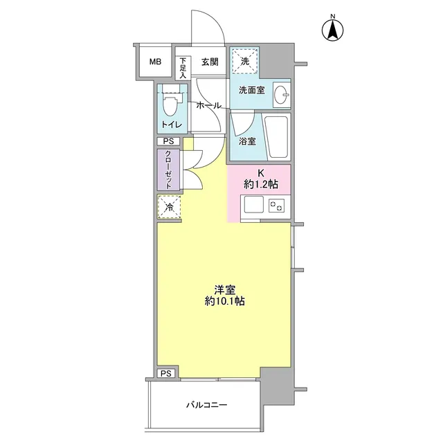 Monreve Kinshicho - Floor Plan - ["Rectangle", "Map", "Schematic"]