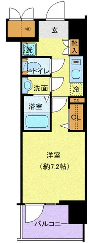 Presence Gene Asakusa East - Floor Plan - ["Apartment"]