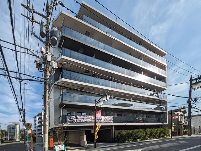 AIFLAT Shinagawa Togoshi Parkside - Exterior - ["Overhead power line", "Electrical cable", "Steel"]