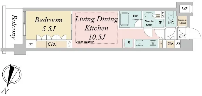 Doue Waseda - Floor Plan - []