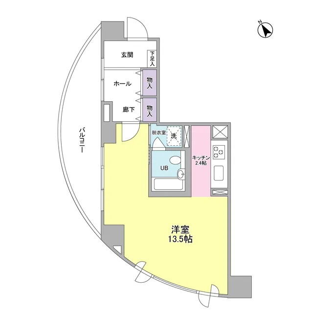 Urban Life Tsukishima Station Square West - Floor Plan - ["Floor plan", "Plan", "Diagram"]