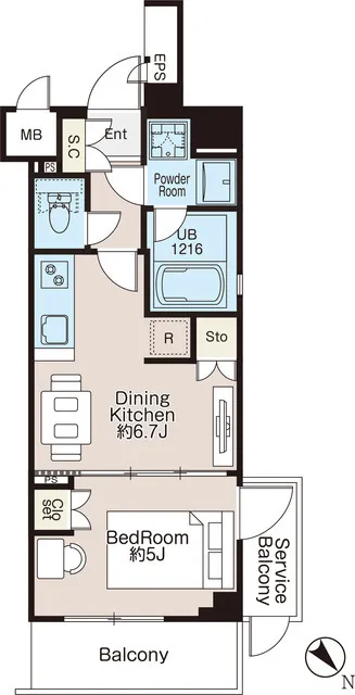 CREATIF Sangenjaya - Floor Plan - []