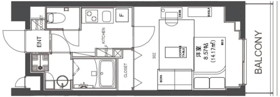 Hmlet Nakano Shinbashi - Floor Plan - ["Floor plan"]