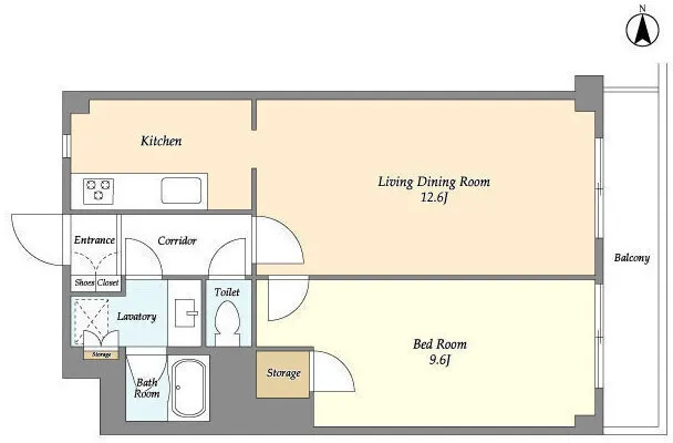 Garden Meguro Minami - Floor Plan - ["White", "Diagram", "Plan"]