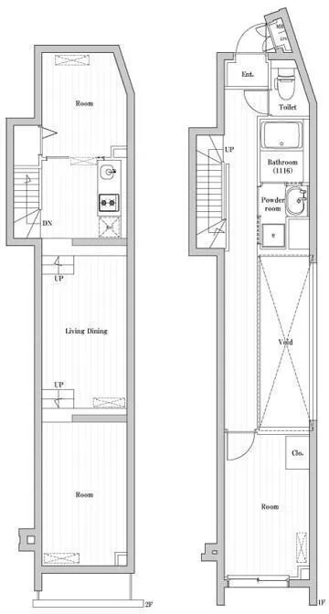 CREATIF Minami-Shinagawa - Floor Plan - ["Floor", "Stairs"]