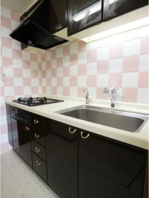 Asahi Mansion Shirokane Dori - Interior - ["Tap", "Cabinetry", "Countertop"]
