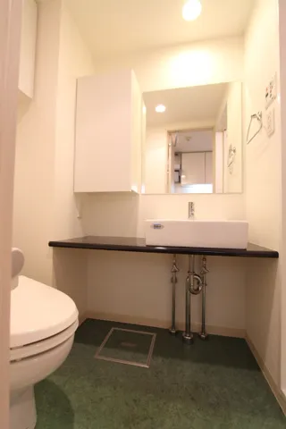 Proud Flat Sangenjaya - Interior - ["Wall", "Plumbing fixture", "Bathroom Sink"]