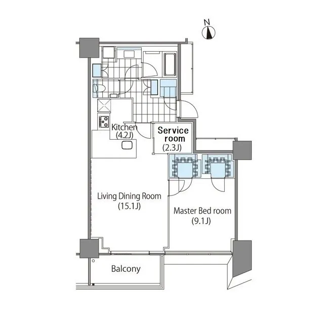 Comforia Shinjuku East Side Tower - Floor Plan - ["Font", "Parallel", "Technology"]