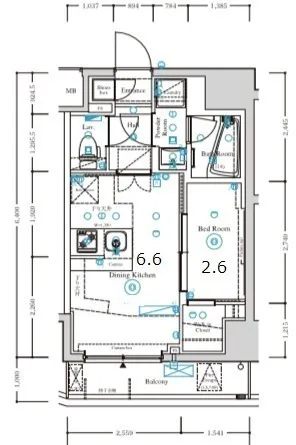 AXAS Komagome ASYLCOURT - Floor Plan - ["White", "Plan", "Schematic"]