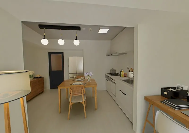 Residia Shibaura - Interior - ["Furniture", "Table", "Wood"]