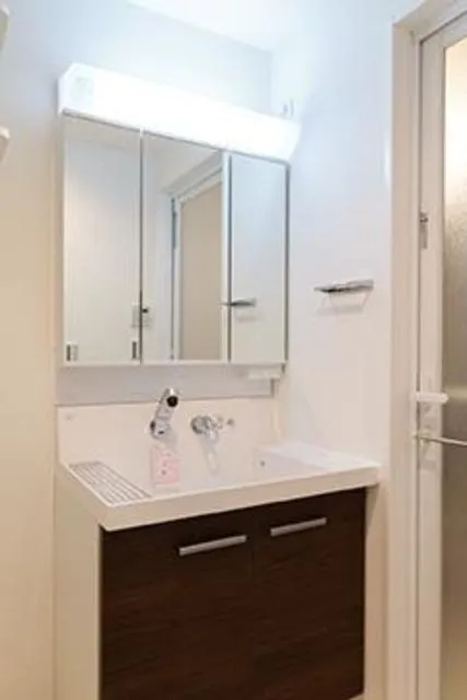 Moana Kinshi Park - Interior - ["Mirror", "Bathroom cabinet", "Sink"]