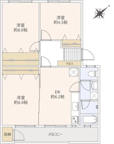 Tachikawa Hagoromocho Housing Building 2, Room 308
