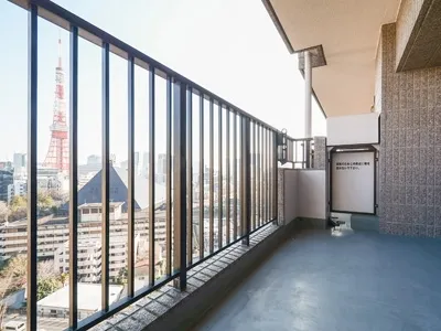 Roppongi View Tower - Interior - ["Apartment", "Balcony", "High-rise building"]