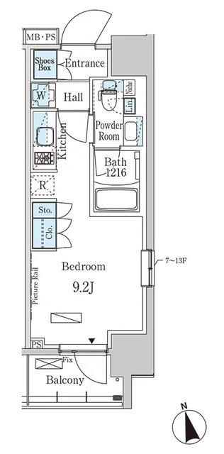 Park Axis Monzennakacho East - Floor Plan - ["Floor plan", "Plan", "Text"]