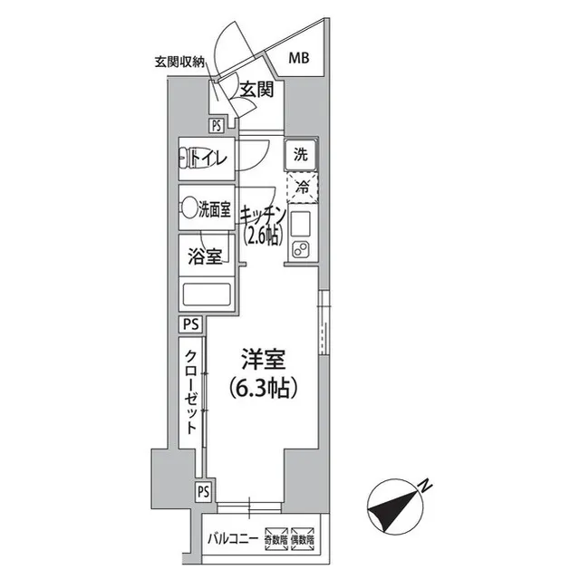 Laurier Ginza - Floor Plan - ["Rectangle", "Parallel", "Font"]