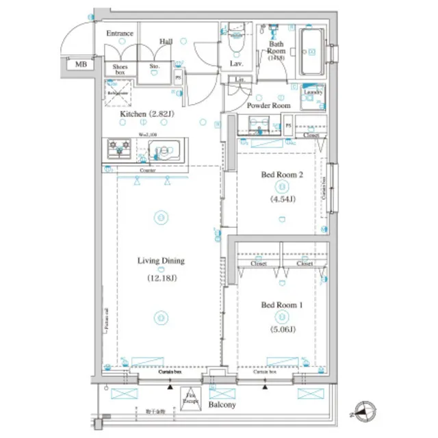 Latiera Takinogawa - Floor Plan - ["Floor plan", "Plan", "Text"]