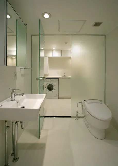 Castalia Ebisu - Interior - ["Mirror", "Plumbing fixture", "Sink"]