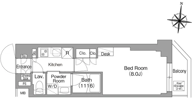 Comforia Liv Osaki - Floor Plan - []