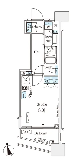 Parknard Fit Minami Aoyama Vista - Floor Plan - ["Floor plan", "Text", "Plan"]