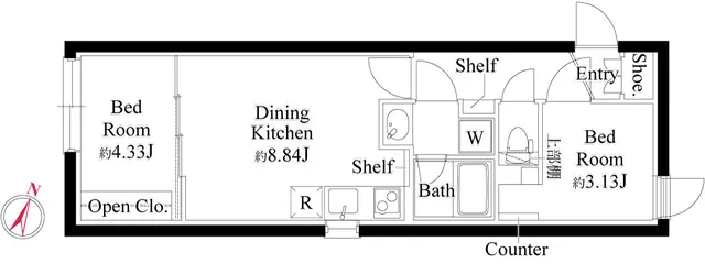 Grand Paseo Yoyogi Uehara - Floor Plan - []