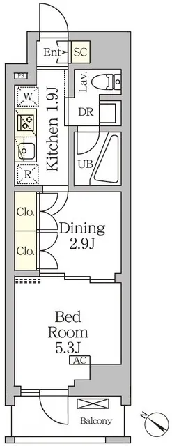 Asyl Court Shoto - Floor Plan - []