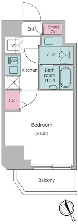 Residia Minami Shinagawa Place - Floor Plan - []
