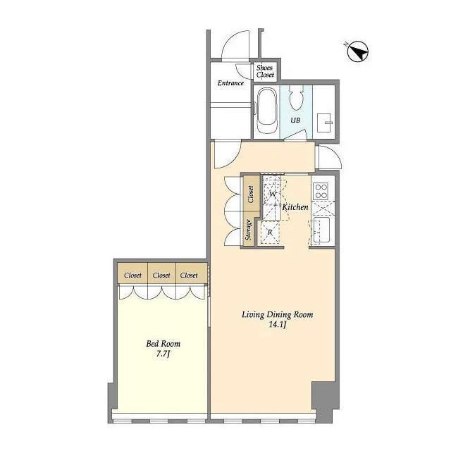 Prudential Tower Residence - Floor Plan - ["Rectangle", "Parallel", "Plan"]