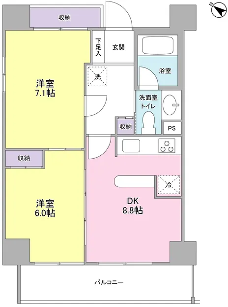 Prospect Nishi Sugamo - Floor Plan - ["White", "Diagram", "Plan"]