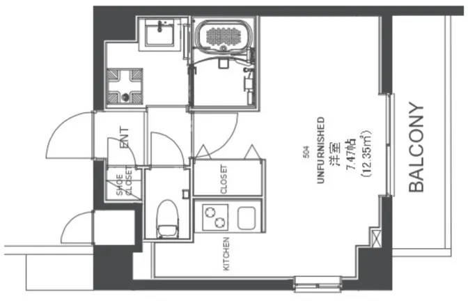 Hmlet Nakano Shinbashi - Floor Plan - ["Plan", "Floor plan", "Diagram"]