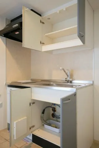 Maison De Ville Higashikanda - Interior - ["Cabinetry", "Sink", "Flooring"]