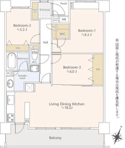 Laurel Square Chiba New Town Central Building D, Room 302
