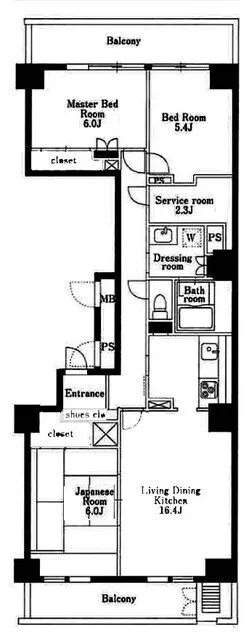 Shibaura Square Heights - Floor Plan - ["Diagram"]