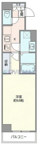 Maison De Ville Shibadaimon - Floor Plan - ["Apartment", "Balcony"]