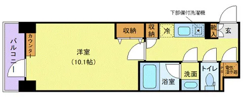 Maison De Ville Nihonbashi Nakasu - Floor Plan - []