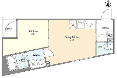 Fluffy Nishi-Waseda - Floor Plan - []