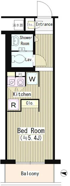 Rafine Shiba Park - Floor Plan - ["Tile Flooring", "Home Door"]