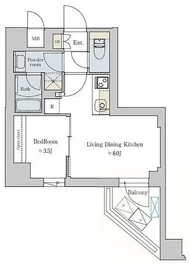 Residence Bunkyo Rikugien Front - Floor Plan - ["Plan", "Design", "Wood flooring"]