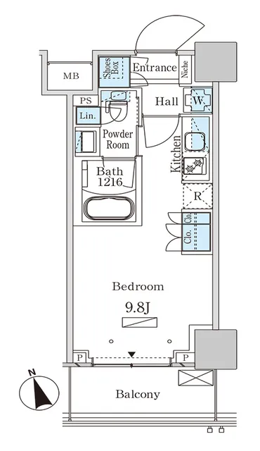 Park Axis Otsuka Station Gate Tower - Floor Plan - ["Floor plan", "Plan", "Text"]