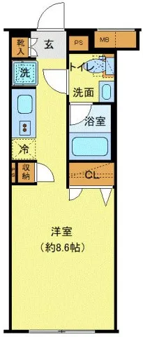 Prele Duc Nakano Kamitakada - Floor Plan - []