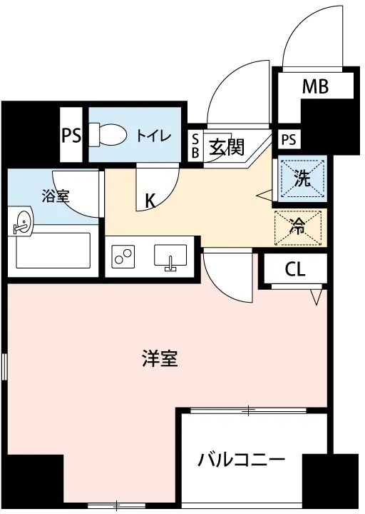 Mynavi STAY Miraie Chiyoda Sanbancho - Floor Plan - []